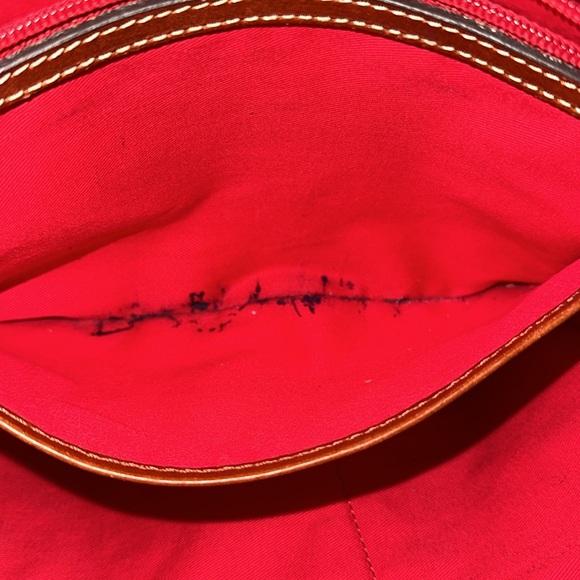 Navy blue Dooney Zip zip bag - Picture 7 of 8